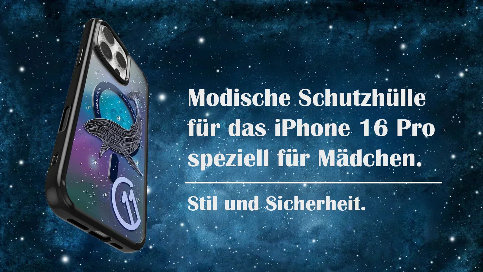 Modische iPhone 16 Pro Hülle für Mädchen – Stil und Sicherheit
