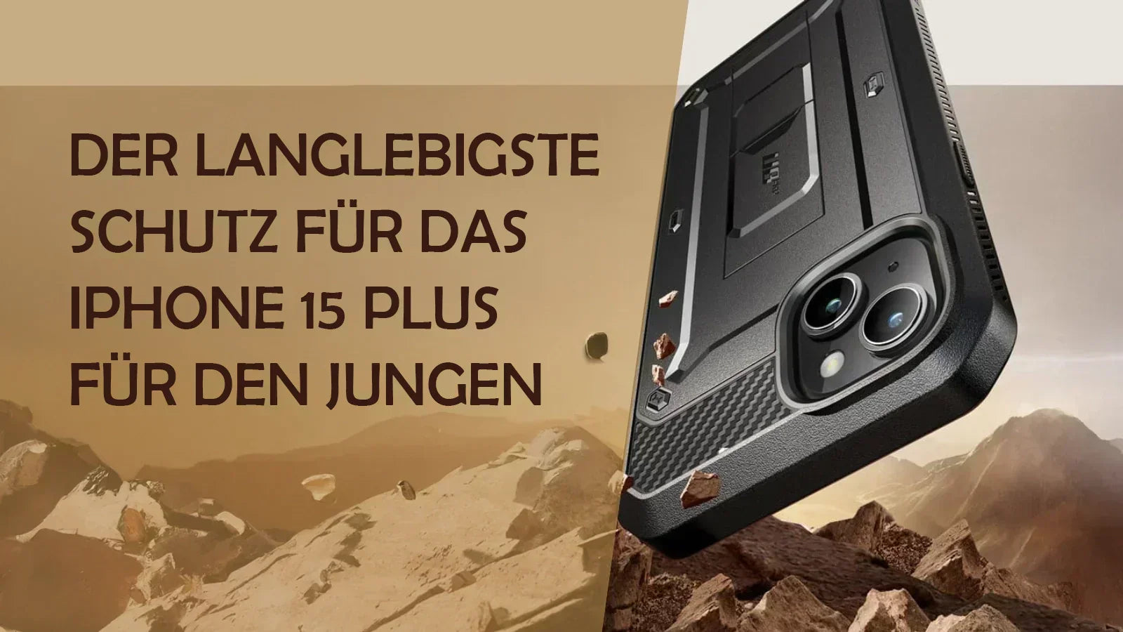 Die haltbarste iPhone 15 Plus Hülle für einen Jungen