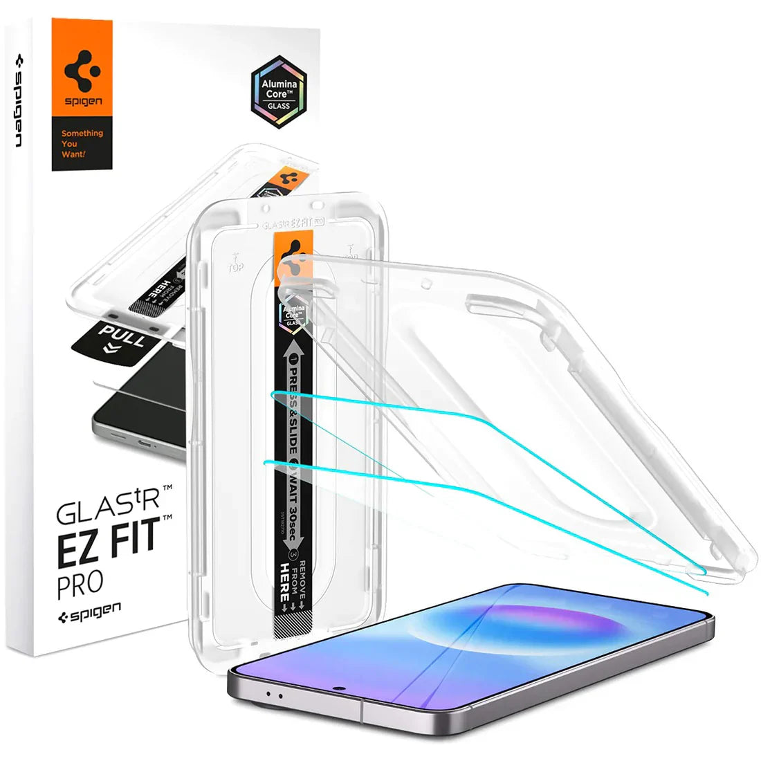 Samsung Galaxy A57 5G Panzerglas Displayschutz mit Montagerahmen von Gürteltier.eu