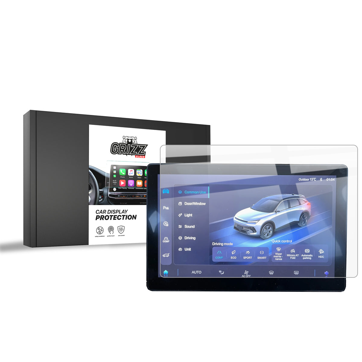 Keramische Autodisplayfolie für BAIC BEIJING 5 10,1" (2023-2026), Grizz Protector
