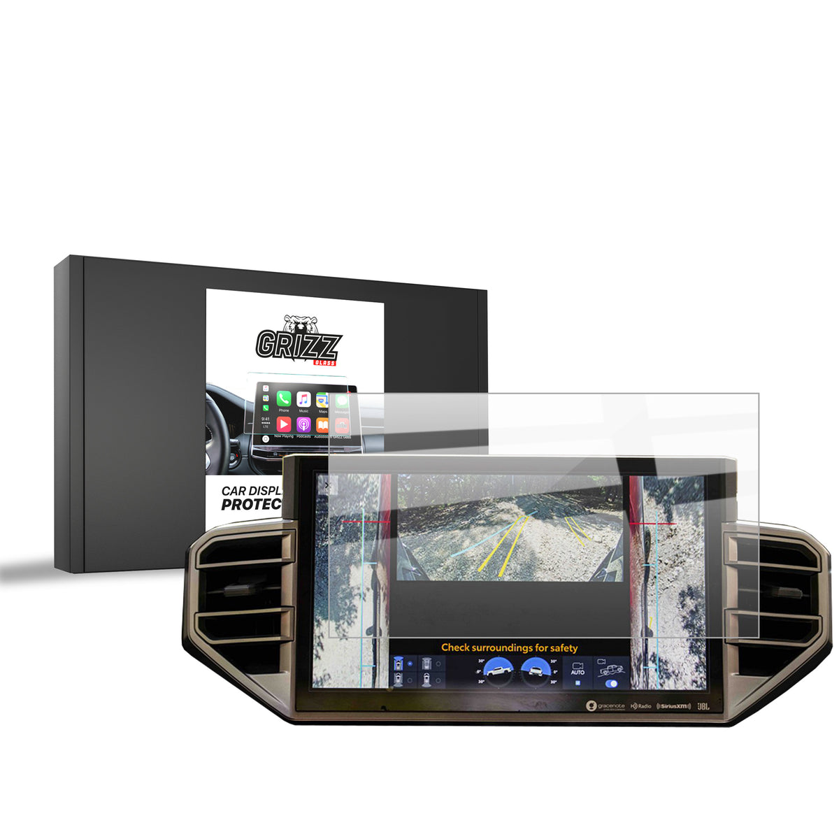 Keramische Autodisplayfolie für Toyota Tundra 14" (2022-2026), Grizz Protector