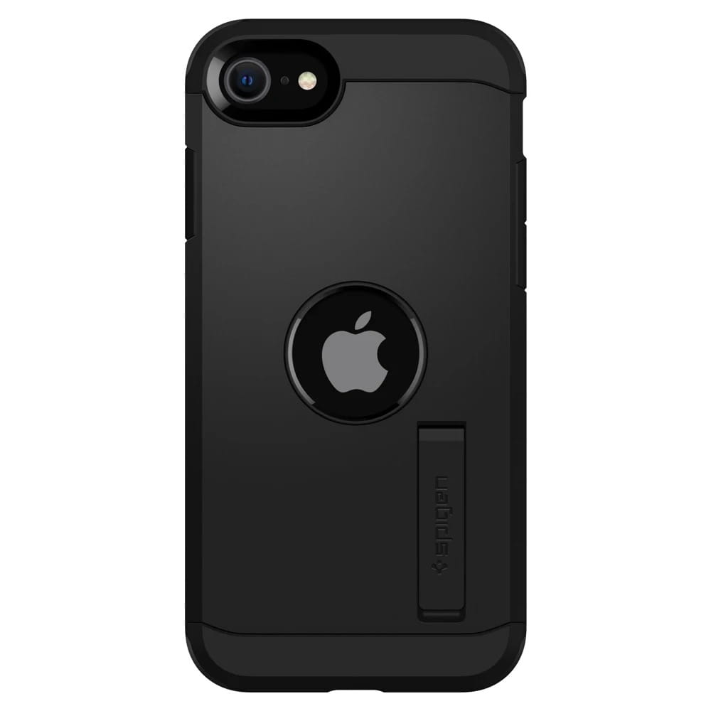 Schutzhülle Spigen Tough Armor für iPhone SE 2022/2020 schwarz