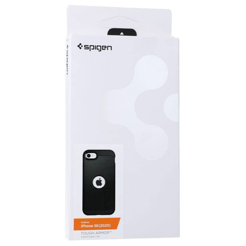 Schutzhülle Spigen Tough Armor für iPhone SE 2022/2020 schwarz