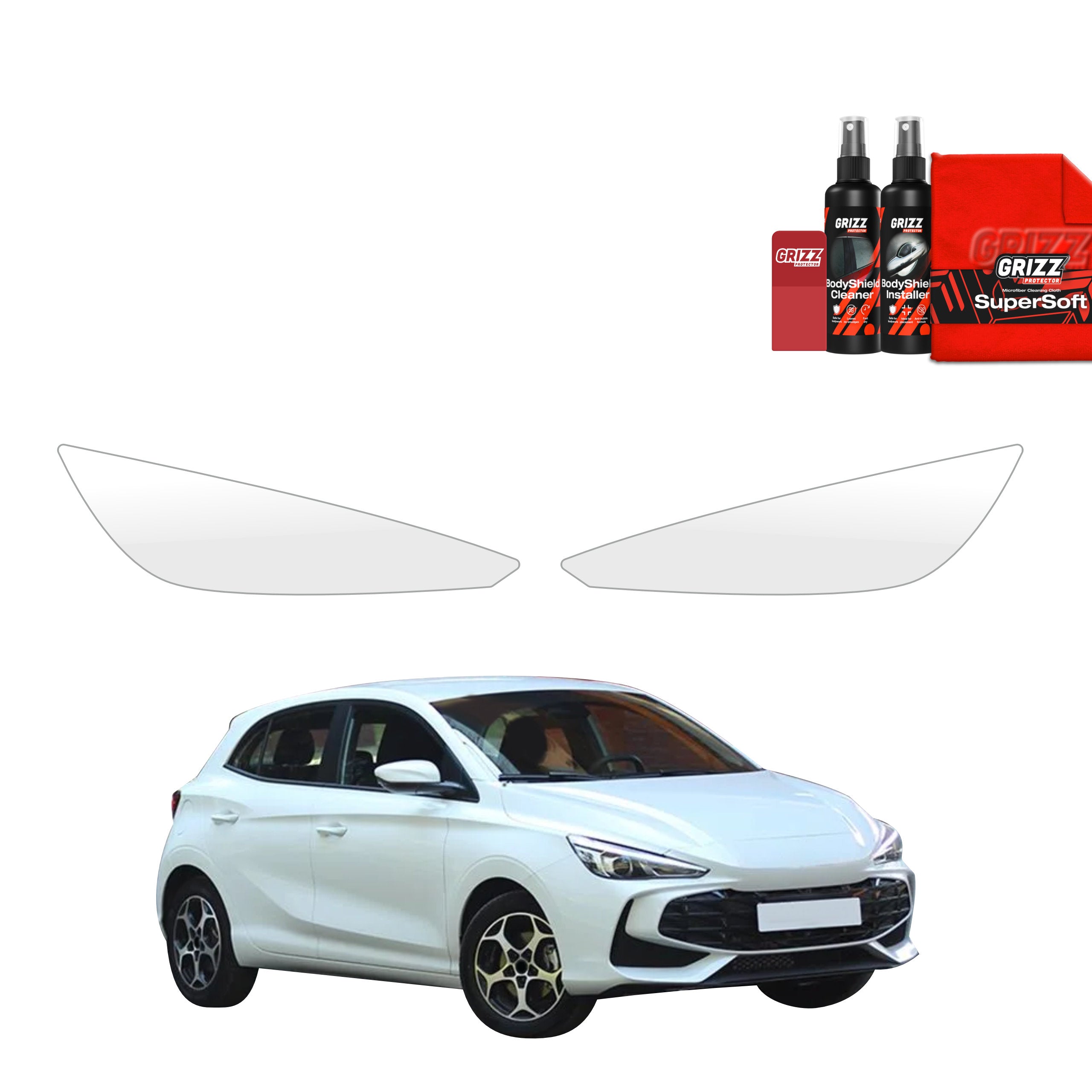 2in1 Schutzfolie Grizz Protector für Scheinwerfer - MG 3 (2024-2026)