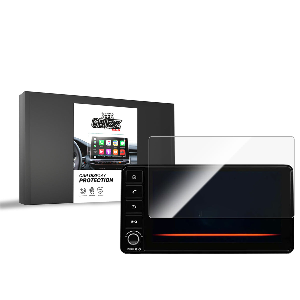 Keramische Autodisplayfolie für Mitsubishi Space Star 7" (2024-2026), Grizz Protector