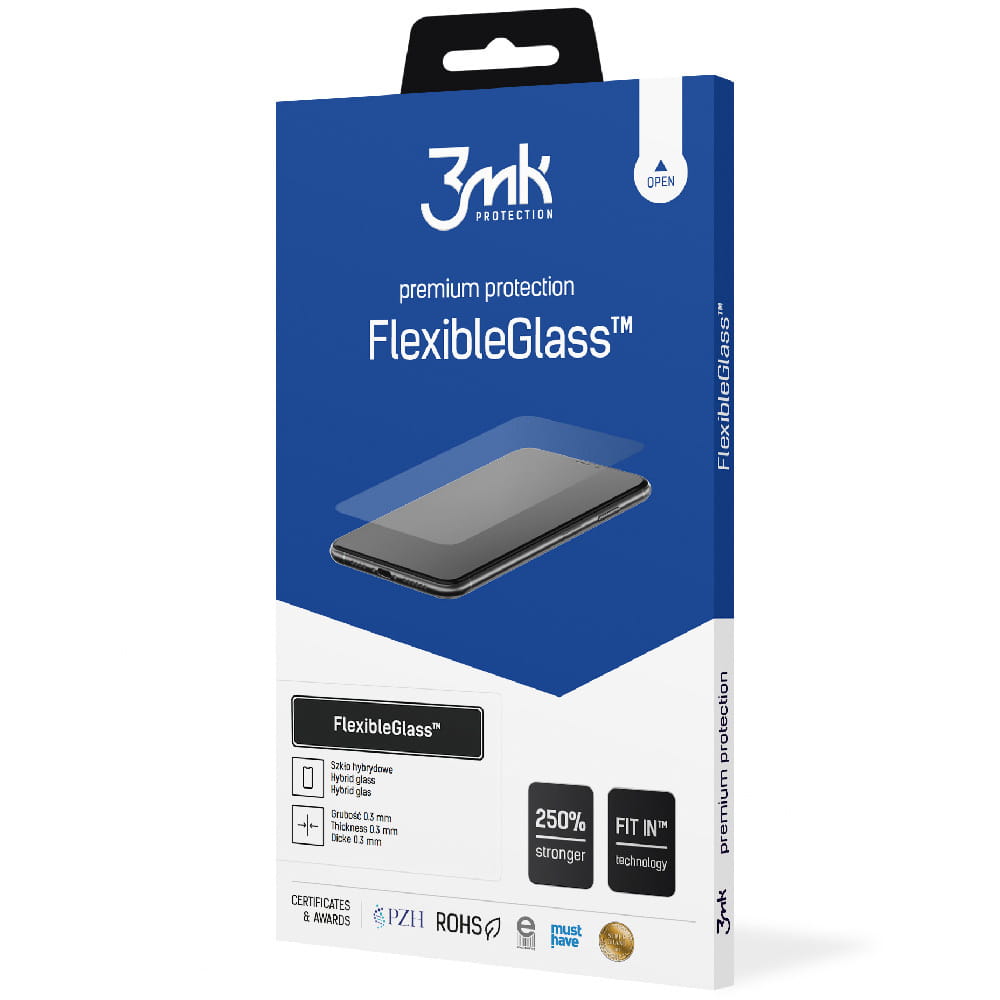 Hybridglas 3mk Flexible Glass für Xiaomi Redmi Note 9 Pro transparent