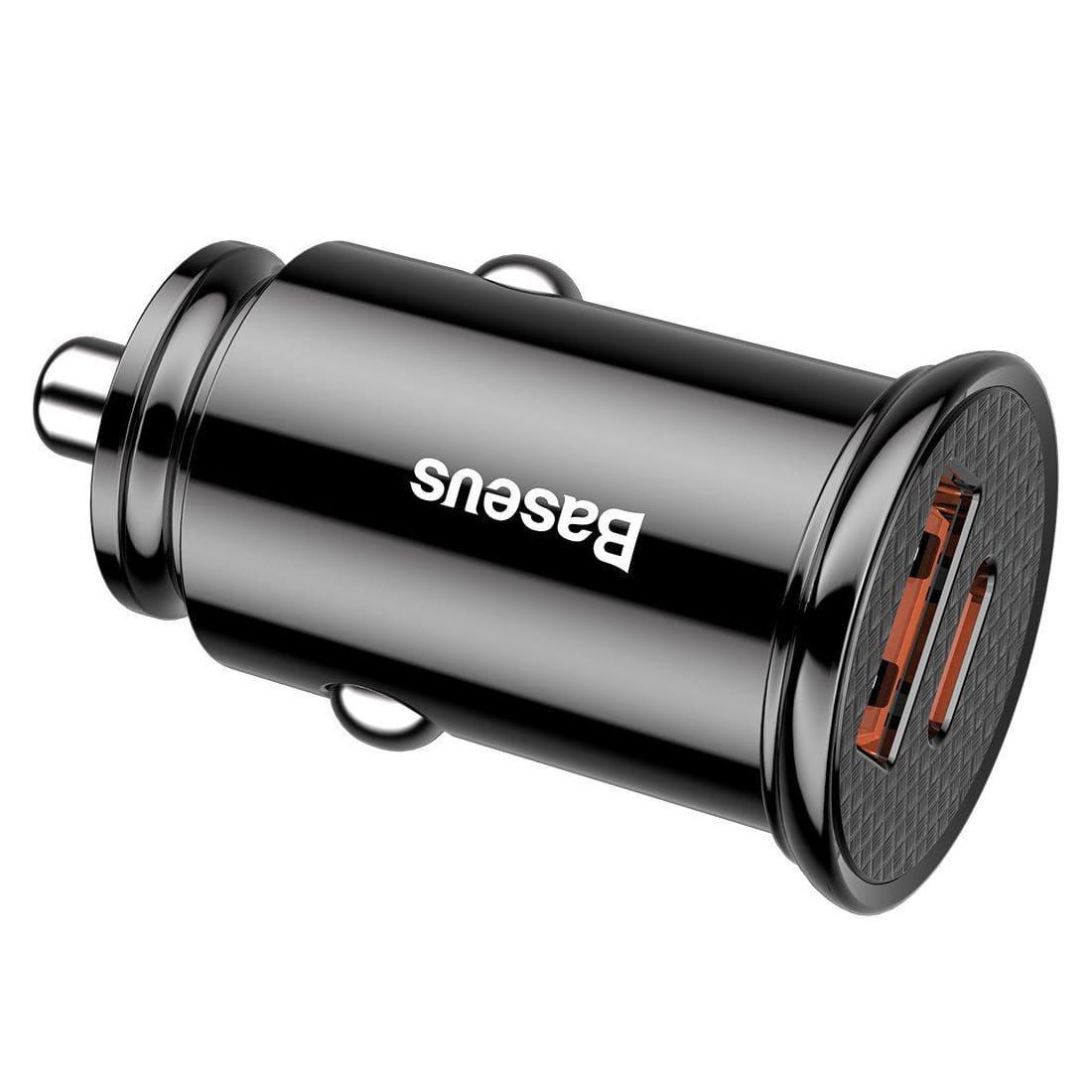 Autoladegerät Baseus Circular 30W 5A USB-C, USB-A, schwarz