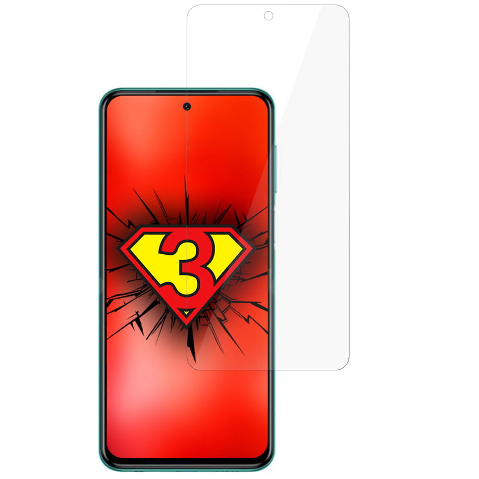 Hybridglas 3mk Flexible Glass für Xiaomi Redmi Note 9 Pro transparent