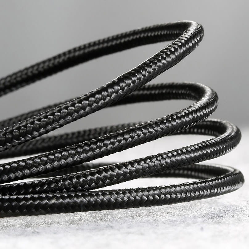 Kabel Baseus Cafule 2.4A USB-A für microUSB 1m, Schwarz-Grau