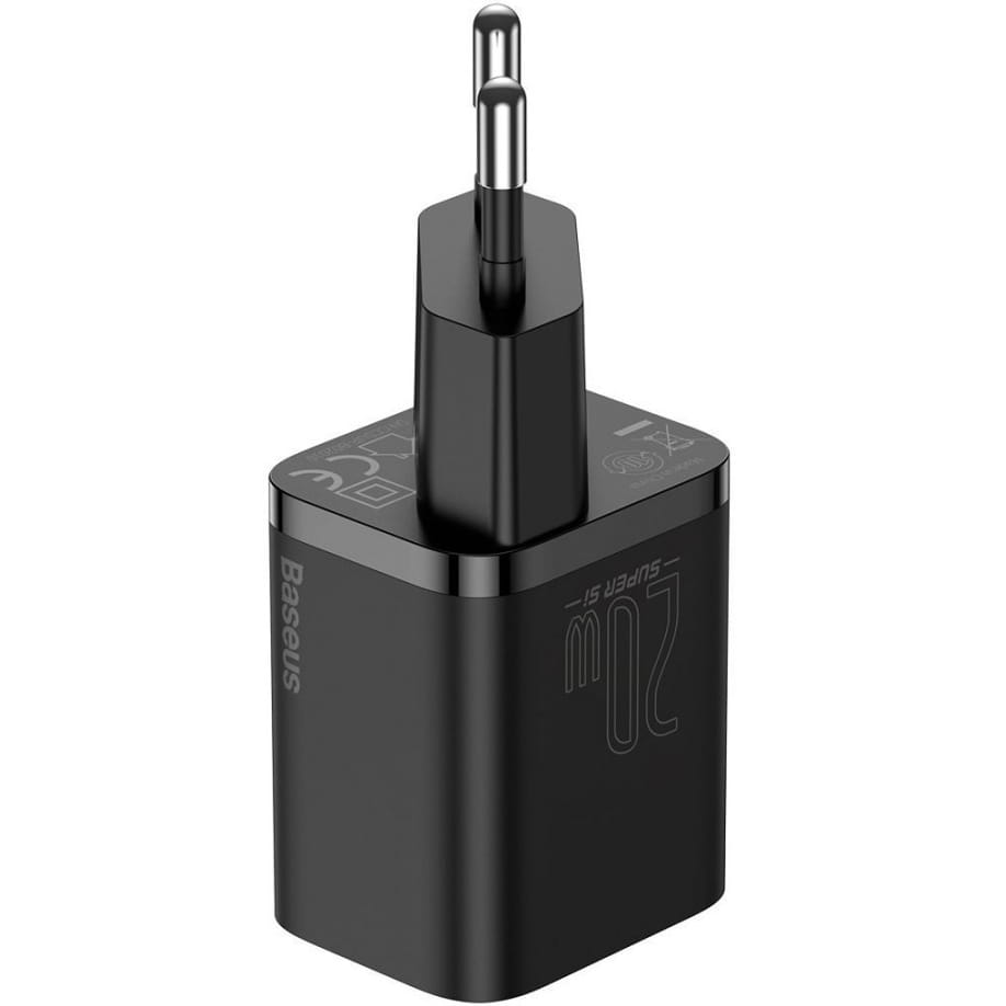 Baseus Ladegerät Super Si USB-C 20W, Schwarz