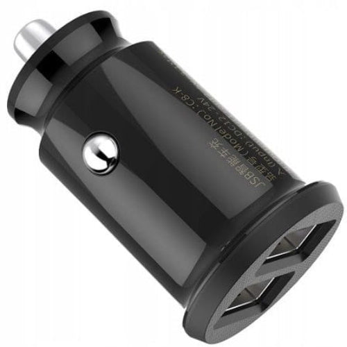Autoladegerät Baseus Grain Car 15.5W, 3.1A, 2x USB-A, Schwarz