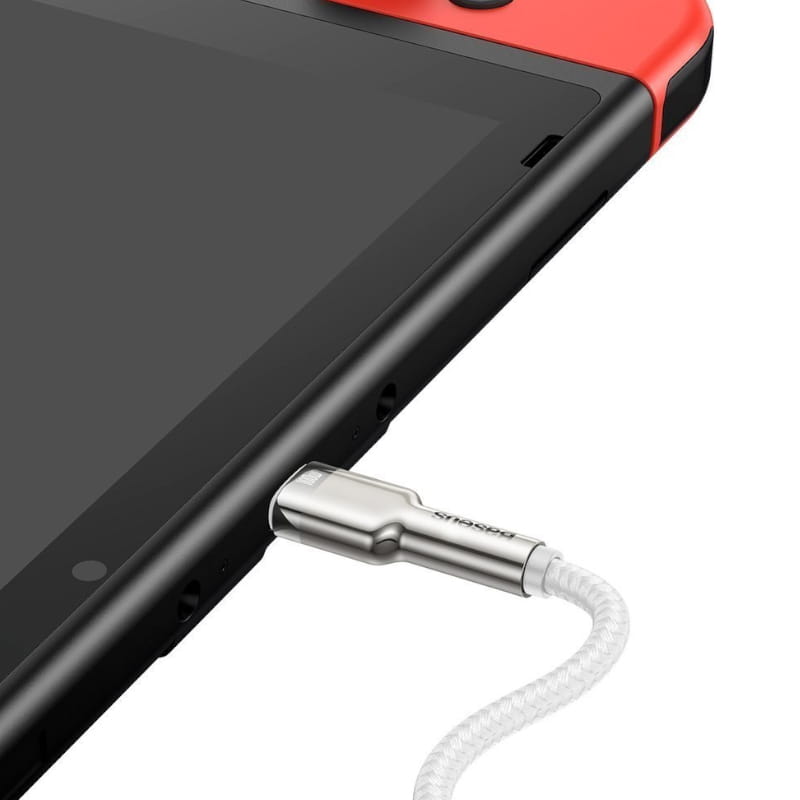 Kabel Baseus Cafule 100W 5A USB-C für USB-C 2m, weiß
