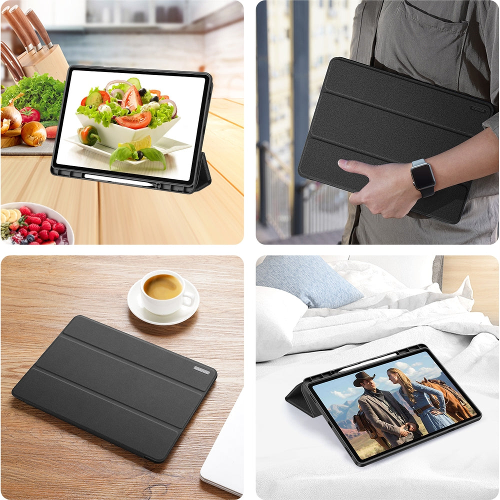 Schutzhülle mit Klappe für Galaxy Tab S12 Plus, Dux Ducis Domo, Schwarz (13/13)