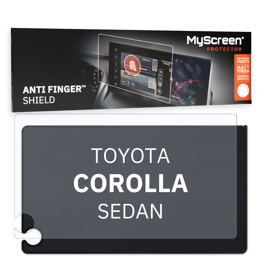 Autofolie für das Hauptdisplay, MyScreen Anti Finger Shield für Toyota COROLLA XII (2022-2026), matt