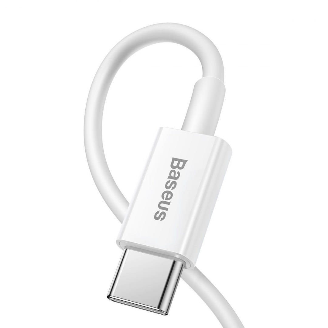 Kabel Baseus Superior USB-C für Lightning 20W 0,25m, Weiß
