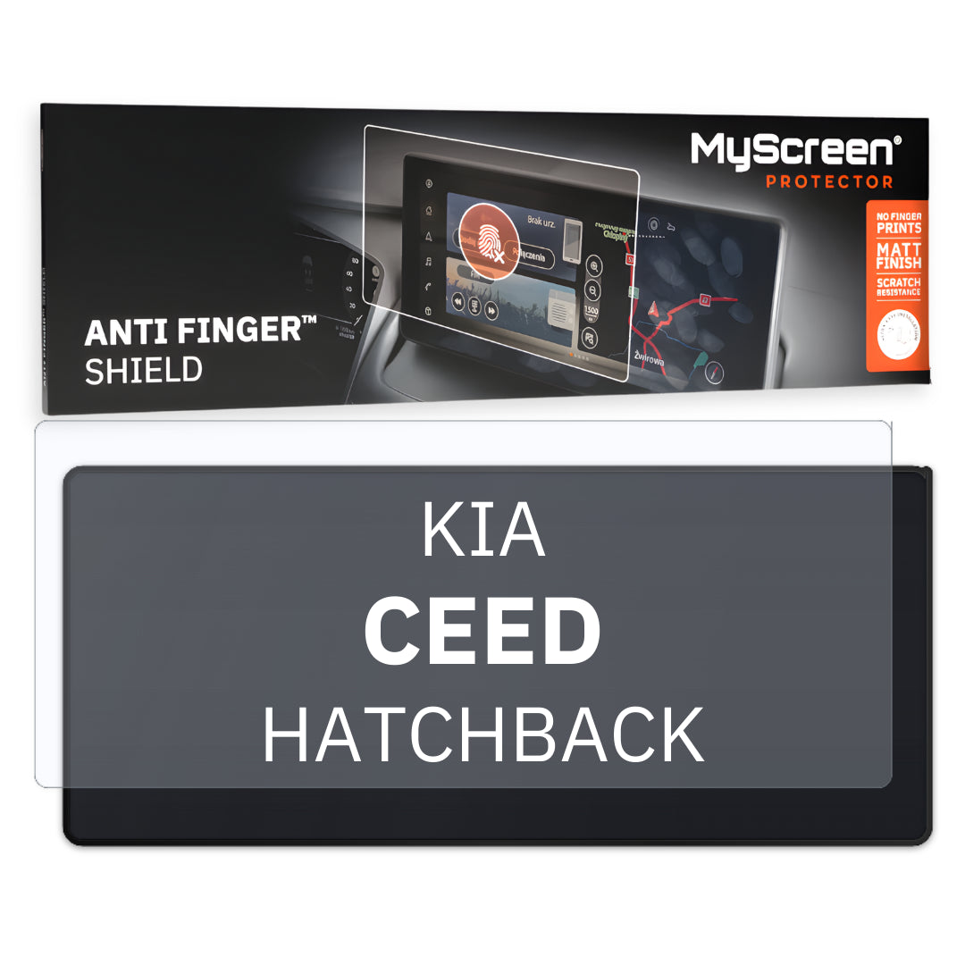Autofolie für das Hauptdisplay, MyScreen Anti Finger Shield für Kia CEED III (2021-2026), matt