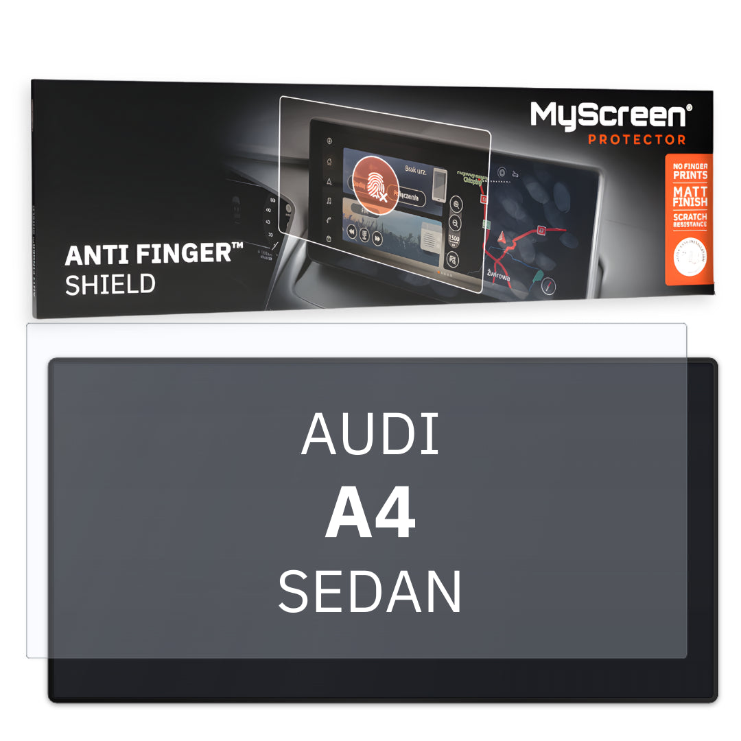 Autofolie für das Hauptdisplay, MyScreen Anti Finger Shield für Audi A4 B9 (2019-2026), matt