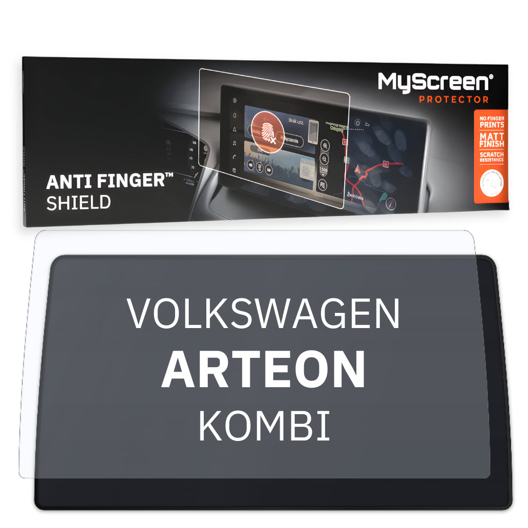 Autofolie für das Hauptdisplay, MyScreen Anti Finger Shield für Volkswagen ARTEON I (2020-2026), matt