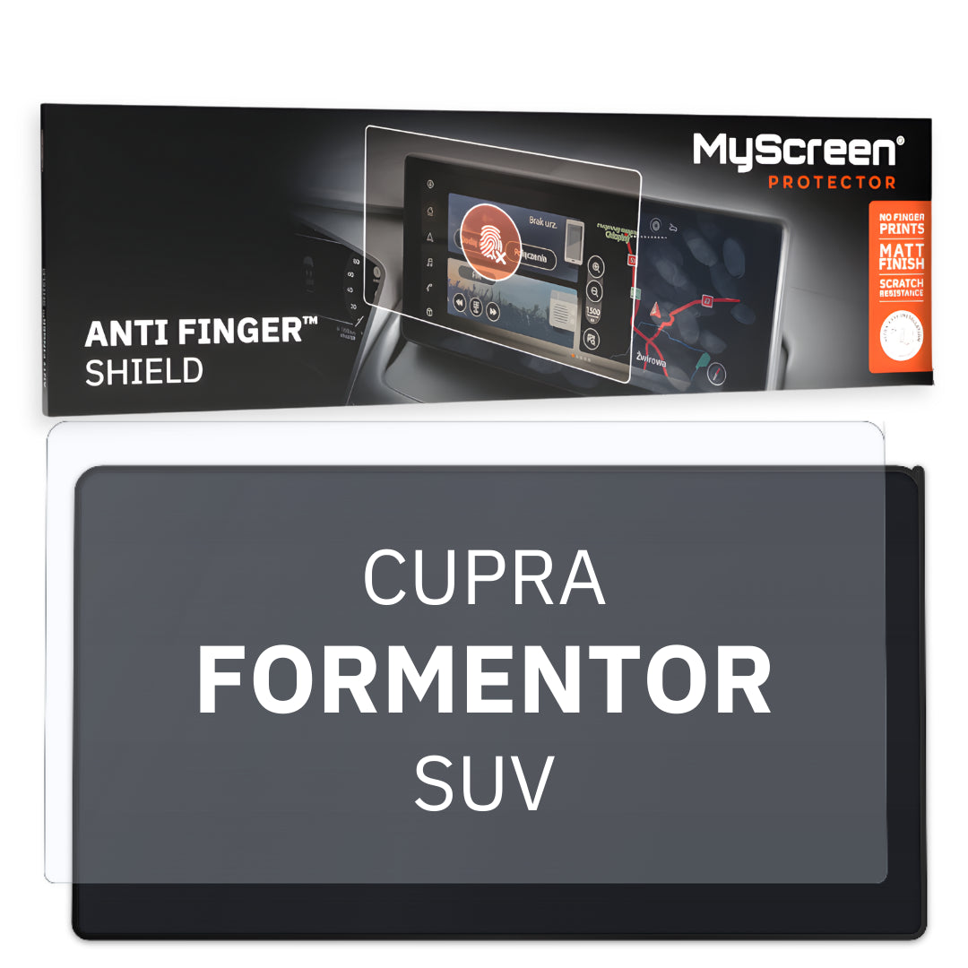 Autofolie für das Hauptdisplay, MyScreen Anti Finger Shield für Cupra Formentor (2024-2026), matt