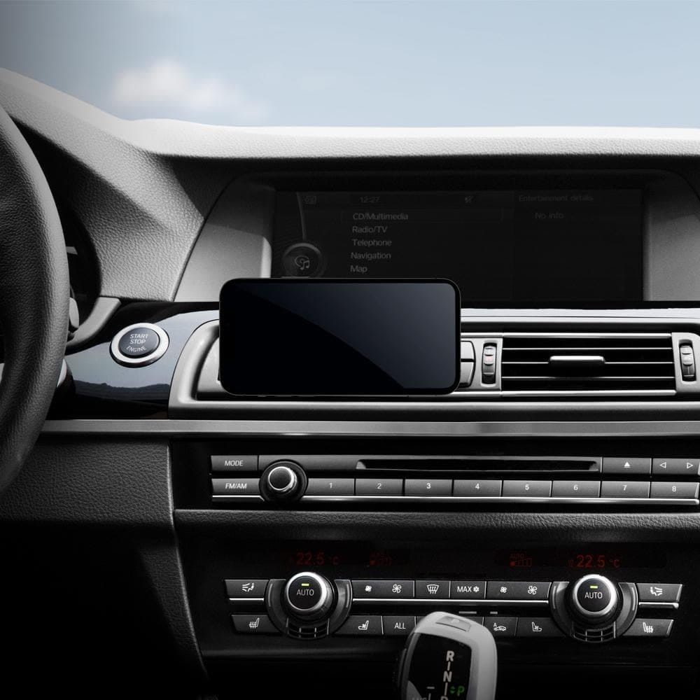 Handyhalterung / Kappe für Apple MagSafe Ladegerät, Spigen MagFit Car Mount, Schwarz
