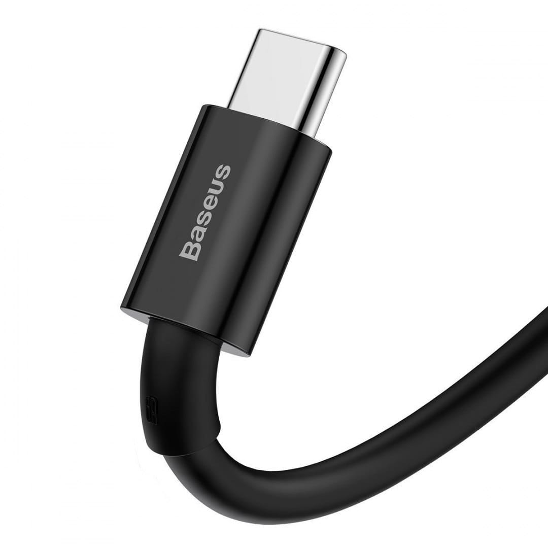 Kabel Baseus Superior USB-A für USB-C 66W 1m, Schwarz