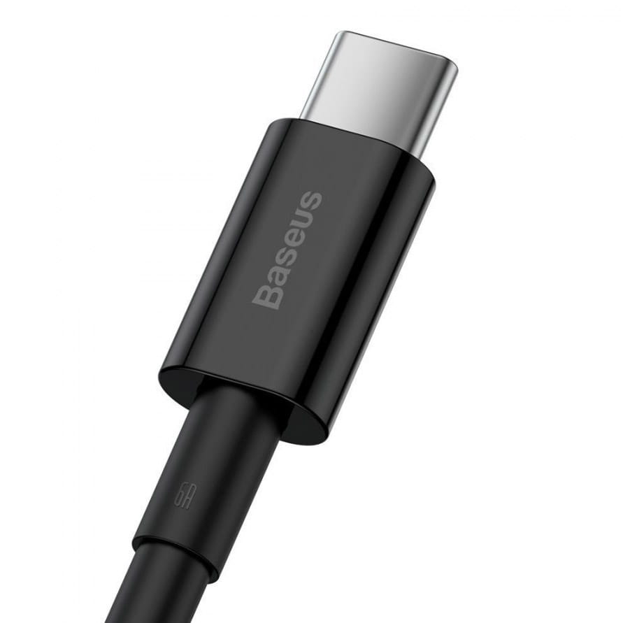 Kabel Baseus Superior USB-A für USB-C 66W 1m, Schwarz