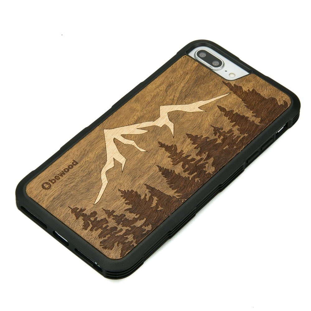 Holzhülle für iPhone 8 Plus / 7 Plus / 6S Plus / 6 Plus, Bewood Imbuia-Gebirge