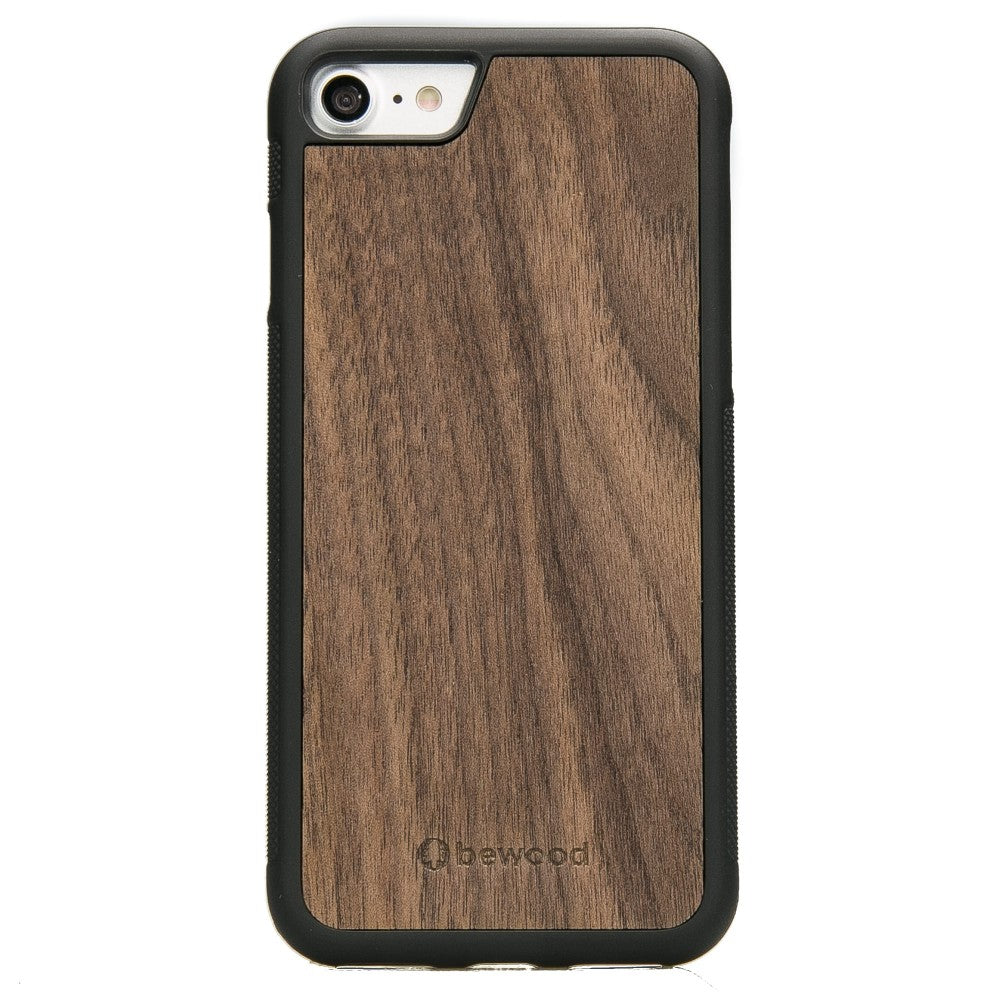 Holzhülle für iPhone SE 2022 / 2020 / 8 / 7, Bewood Amerikanischer Nussbaum