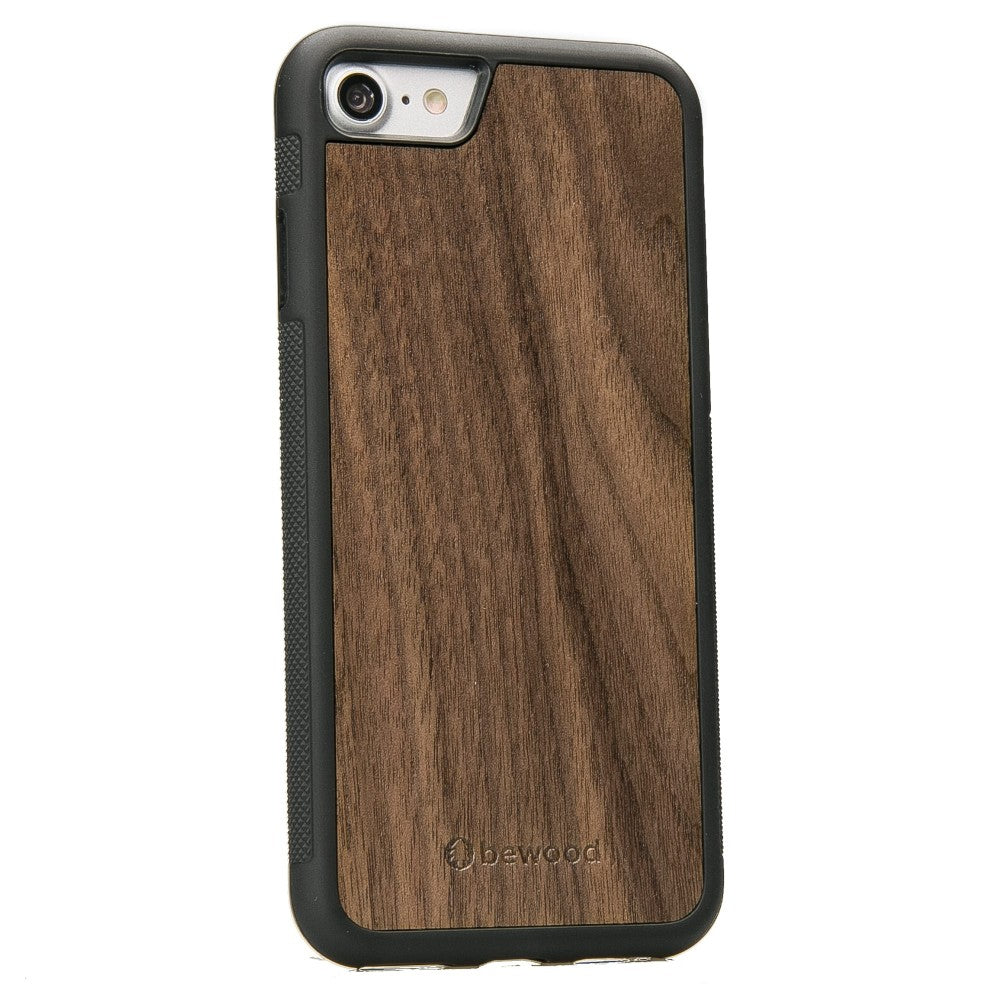 Holzhülle für iPhone SE 2022 / 2020 / 8 / 7, Bewood Amerikanischer Nussbaum