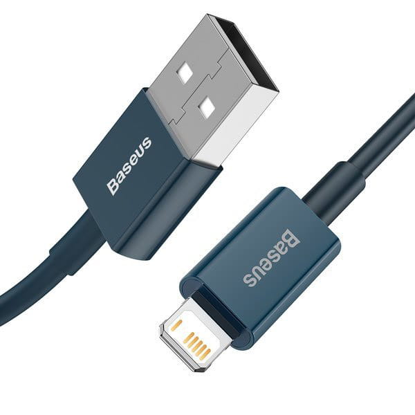 Kabel Baseus Superior USB-A für Lightning 2.4A 1m, Blau