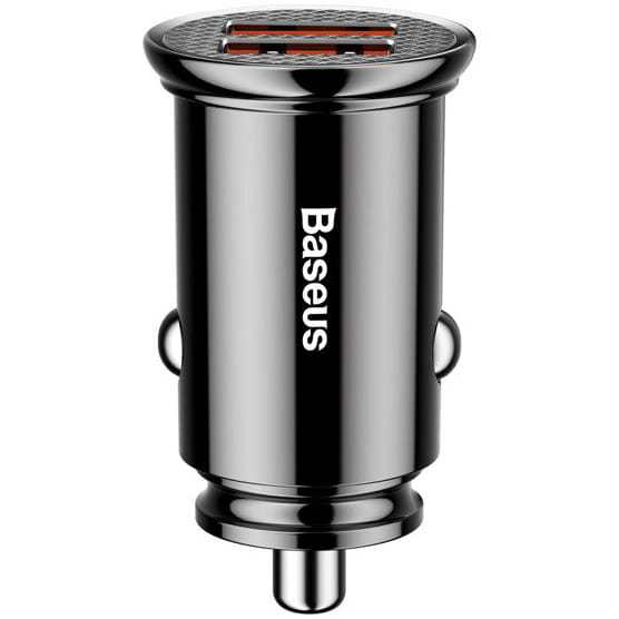 Autoladegerät Baseus Circular Mini 30W, 5A ,2x USB-A, schwarz
