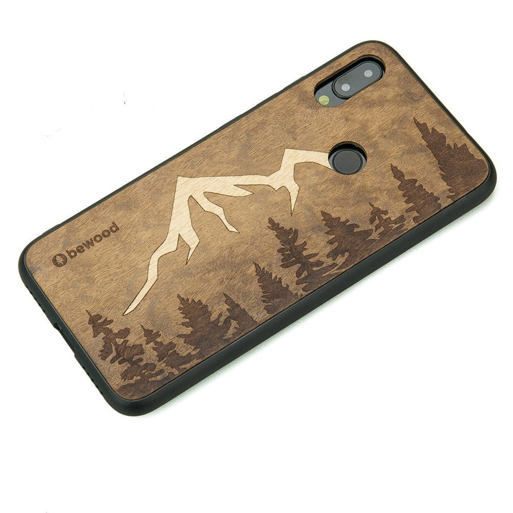 Holzhülle für Xiaomi Redmi 7, Bewood Imbuia-Gebirge