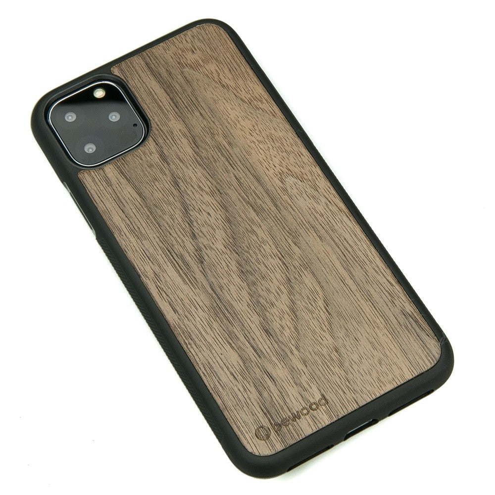 Holzhülle für iPhone 11 Pro Max, Bewood Amerikanischer Nussbaum