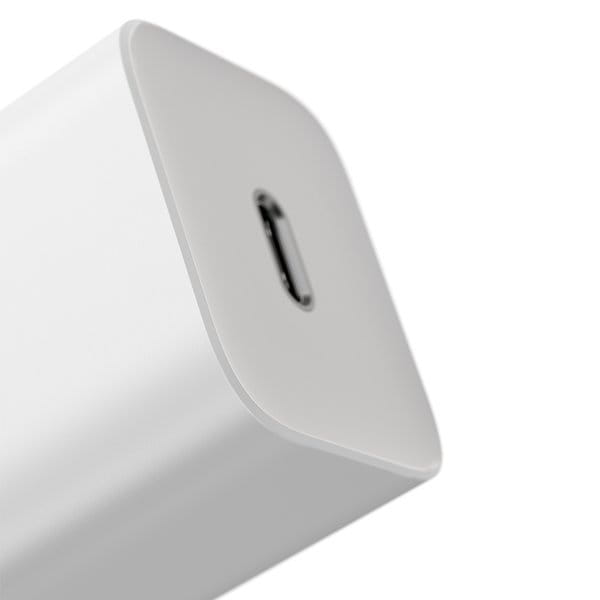 Wandladegerät Baseus Super Si USB-C 20W + kabel Lightning, weiß
