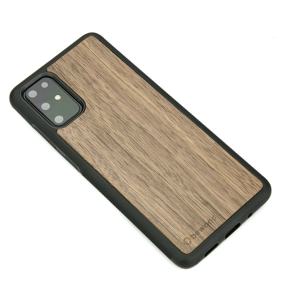 Holzhülle für Galaxy S20 Plus, Bewood Amerikanischer Nussbaum