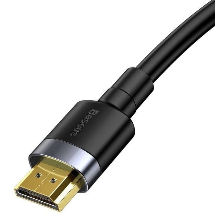 Kabel Baseus Cafule HDMI 2.0 Full HD 4K/60Hz 18Gb/s, 2m, Schwarz