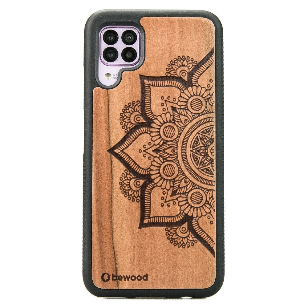 Holzhülle für Huawei P40 Lite, Bewood Apfelbaum Mandala