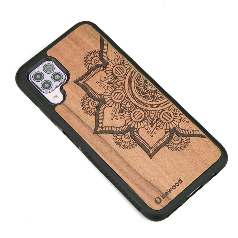 Holzhülle für Huawei P40 Lite, Bewood Apfelbaum Mandala