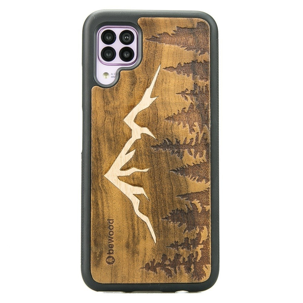 Holzhülle für Huawei P40 Lite, Bewood Imbuia-Gebirge