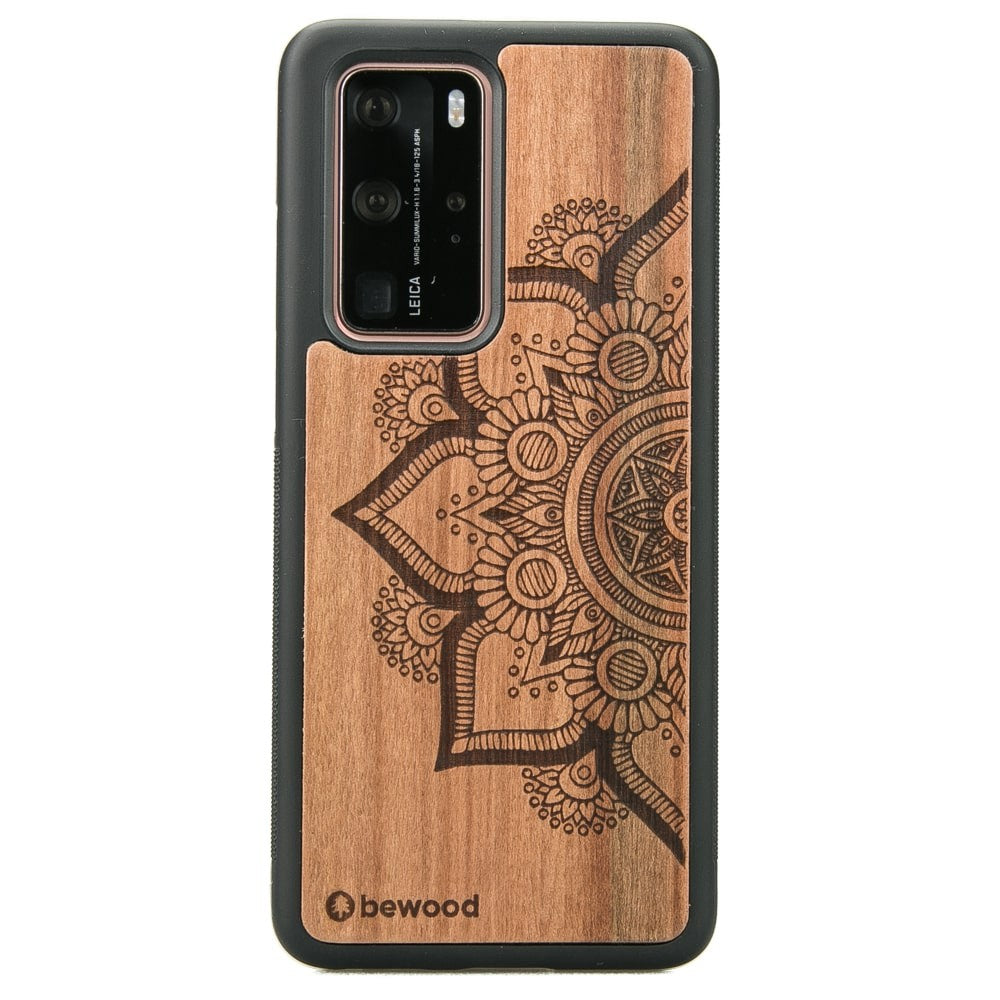 Holzhülle für Huawei P40 Pro, Bewood Apfelbaum Mandala