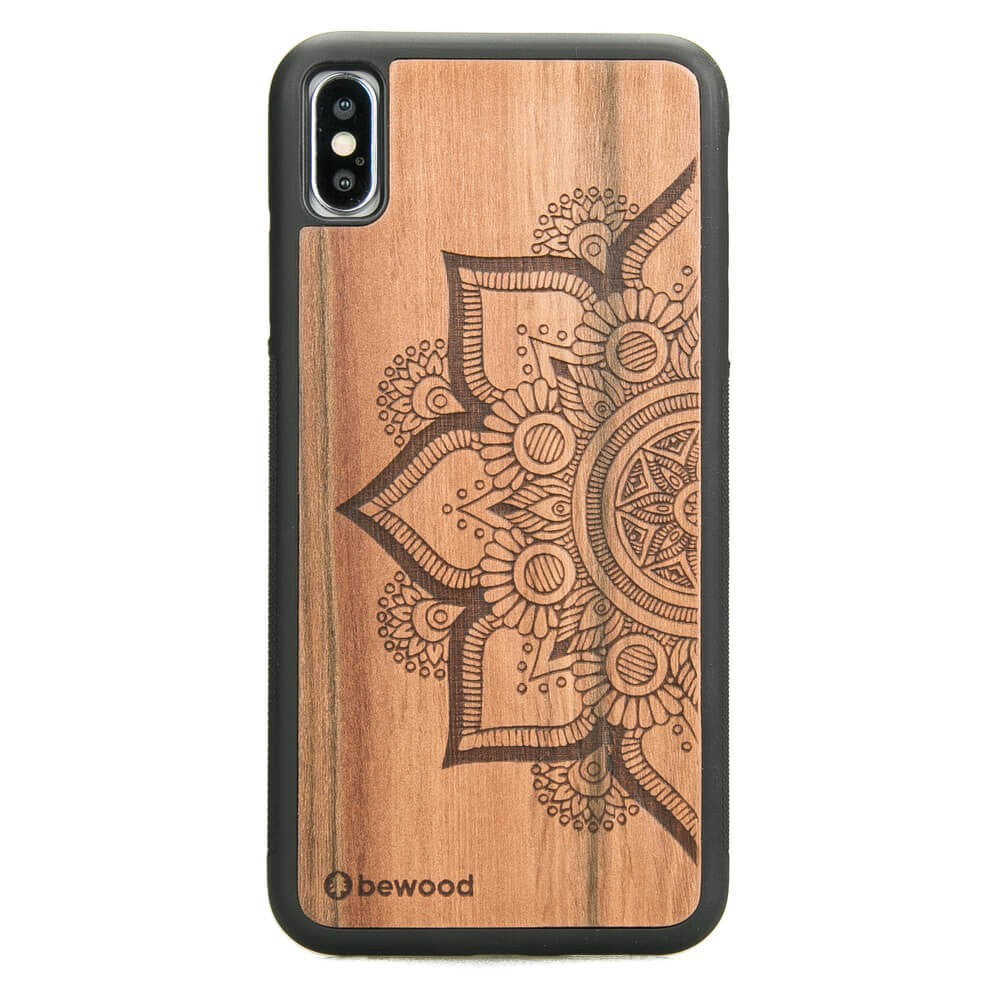 Holzhülle für iPhone Xs Max, Bewood Apfelbaum Mandala