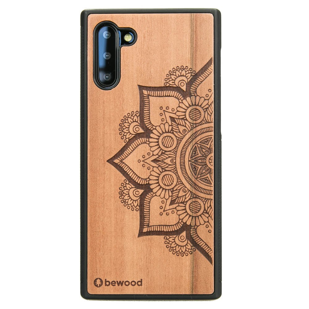 Holzhülle für Galaxy Note 10, Bewood Apfelbaum Mandala