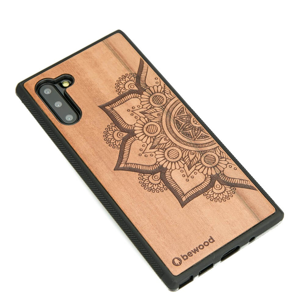 Holzhülle für Galaxy Note 10, Bewood Apfelbaum Mandala