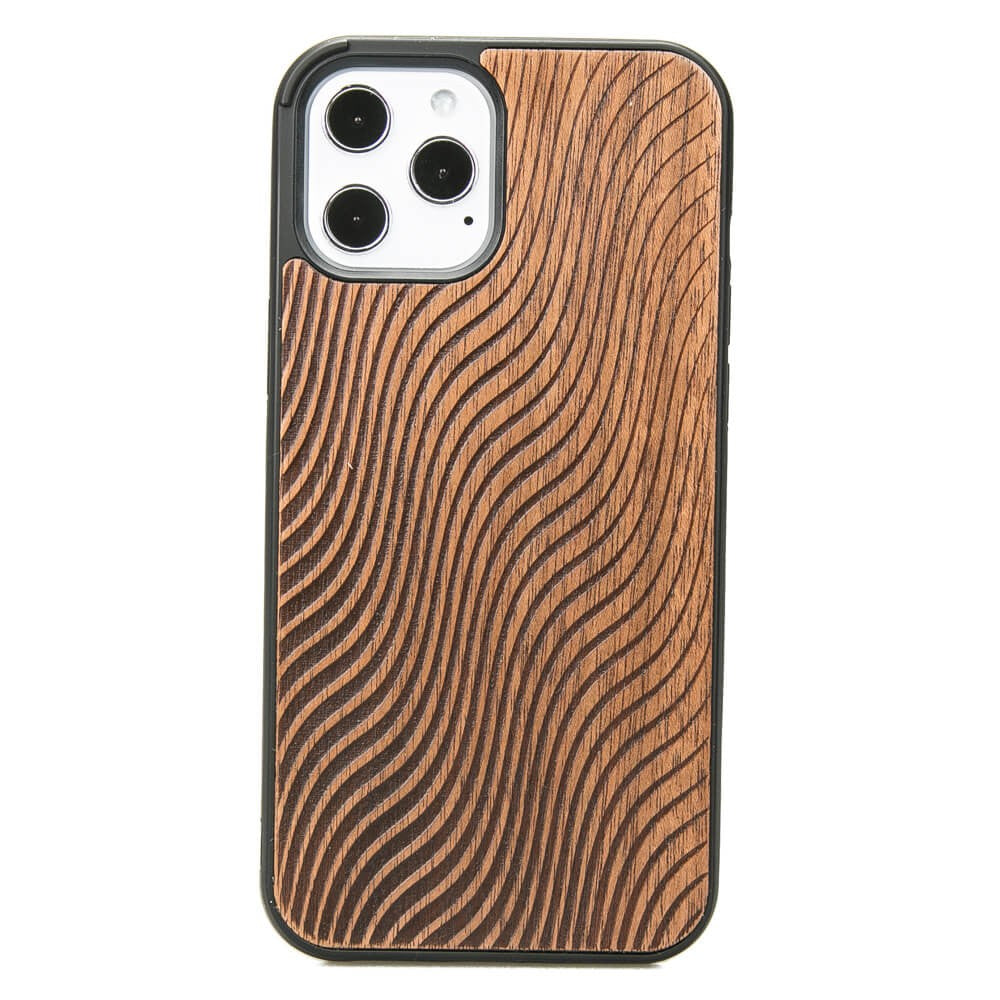 Holzhülle für iPhone 12 Pro Max, Bewood Merbauwellen
