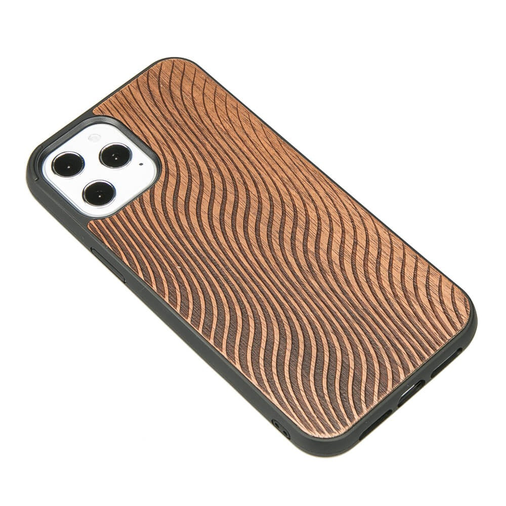 Holzhülle für iPhone 12 Pro Max, Bewood Merbauwellen