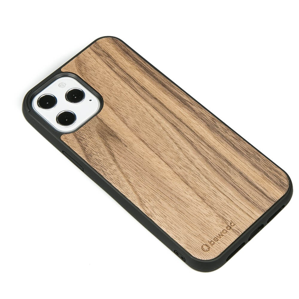 Holzhülle für iPhone 12 Pro Max, Bewood Amerikanischer Nussbaum