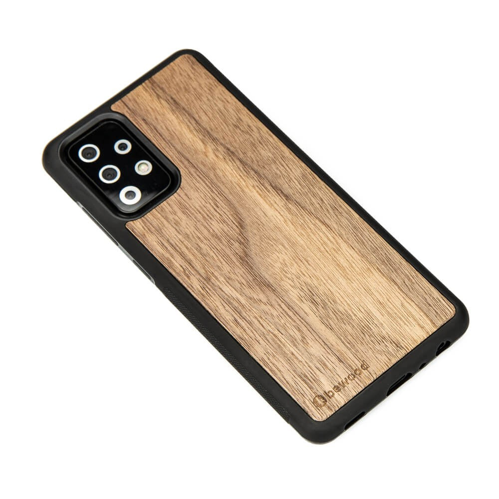 Holzhülle für Galaxy A52s / A52 5G / A52 4G, Bewood Amerikanischer Nussbaum