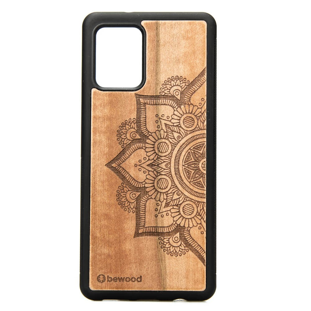 Holzhülle für Galaxy A42 5G, Bewood Apfelbaum Mandala