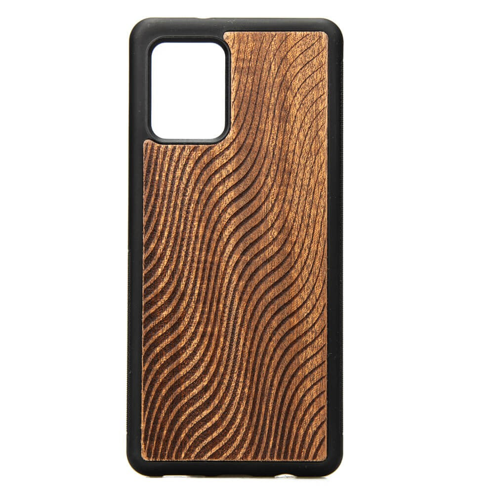 Holzhülle für Galaxy A42 5G, Bewood Merbauwellen