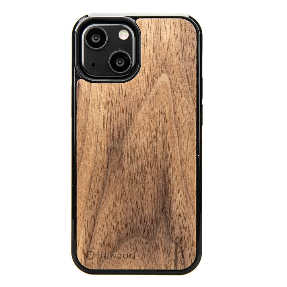 Holzhülle für iPhone 13 Mini, Bewood Amerikanischer Nussbaum